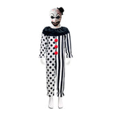 Kinder Schrecken 2 Art der Clown Cosplay Kostüm Jumpsuit Hut Fantasia Rollenspiel Outfits Halloween Karneval Party Anzug